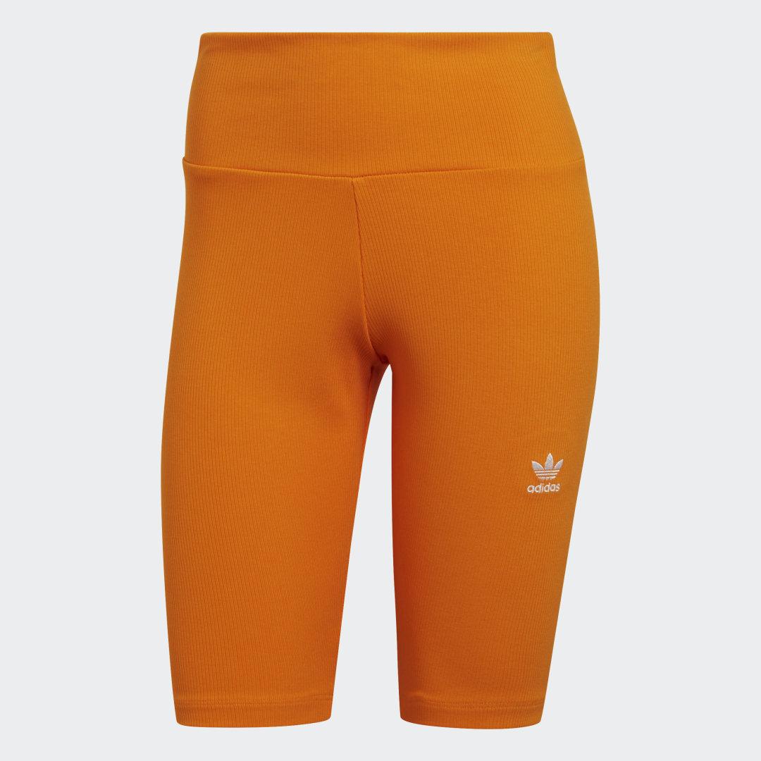 adidas Adicolor Essentials Short Tights in Orange Lyst UK
