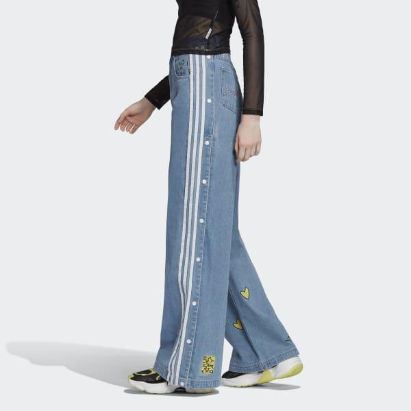 adidas Originals X Fiorucci Snap Button Jean | Fiorucci, Button pants,  Trendy skirts