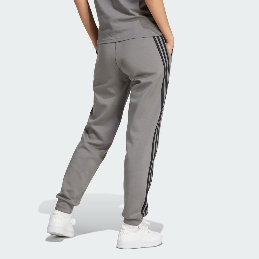 adidas 3 stripe joggers grey