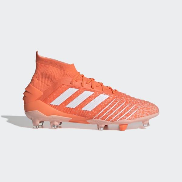 adidas Lace Predator 19.1 Firm Ground Cleats in Orange for Men - Lyst
