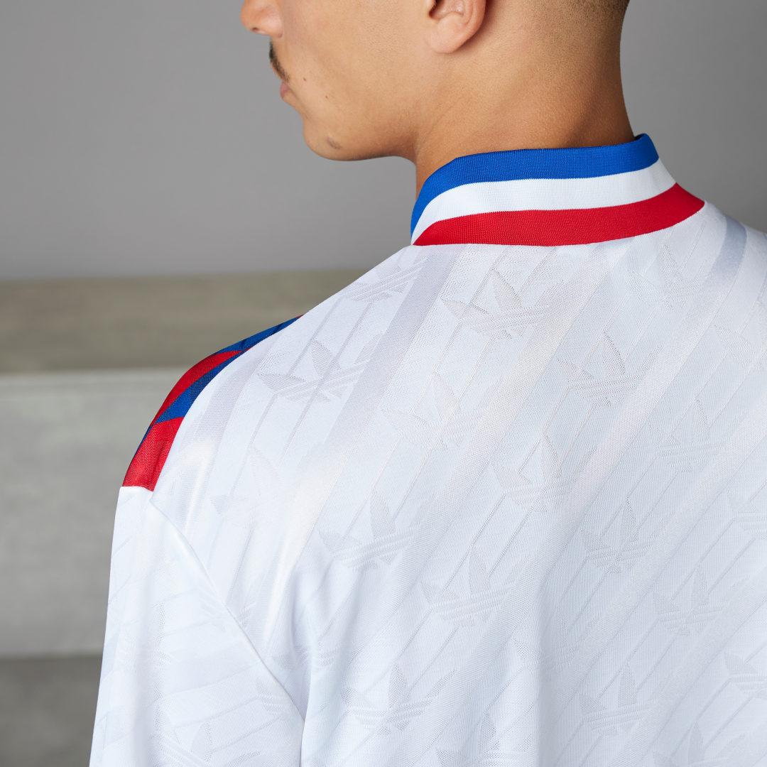 adidas Olympique Lyonnais 95/96 Bringback Jersey in Blue for