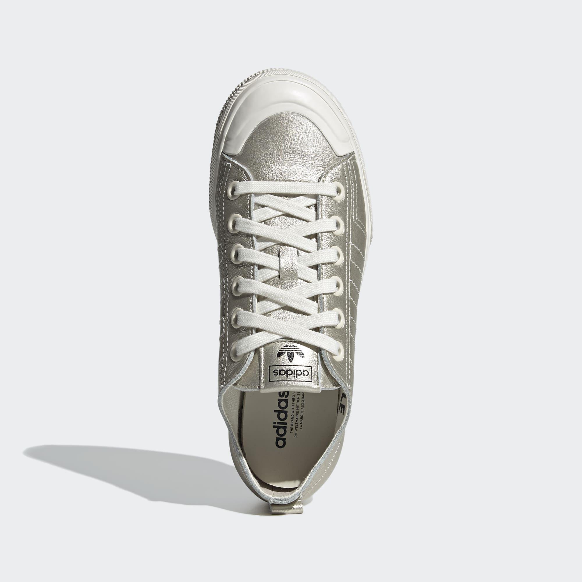 adidas Nizza Rf Platform Shoes in White | Lyst UK