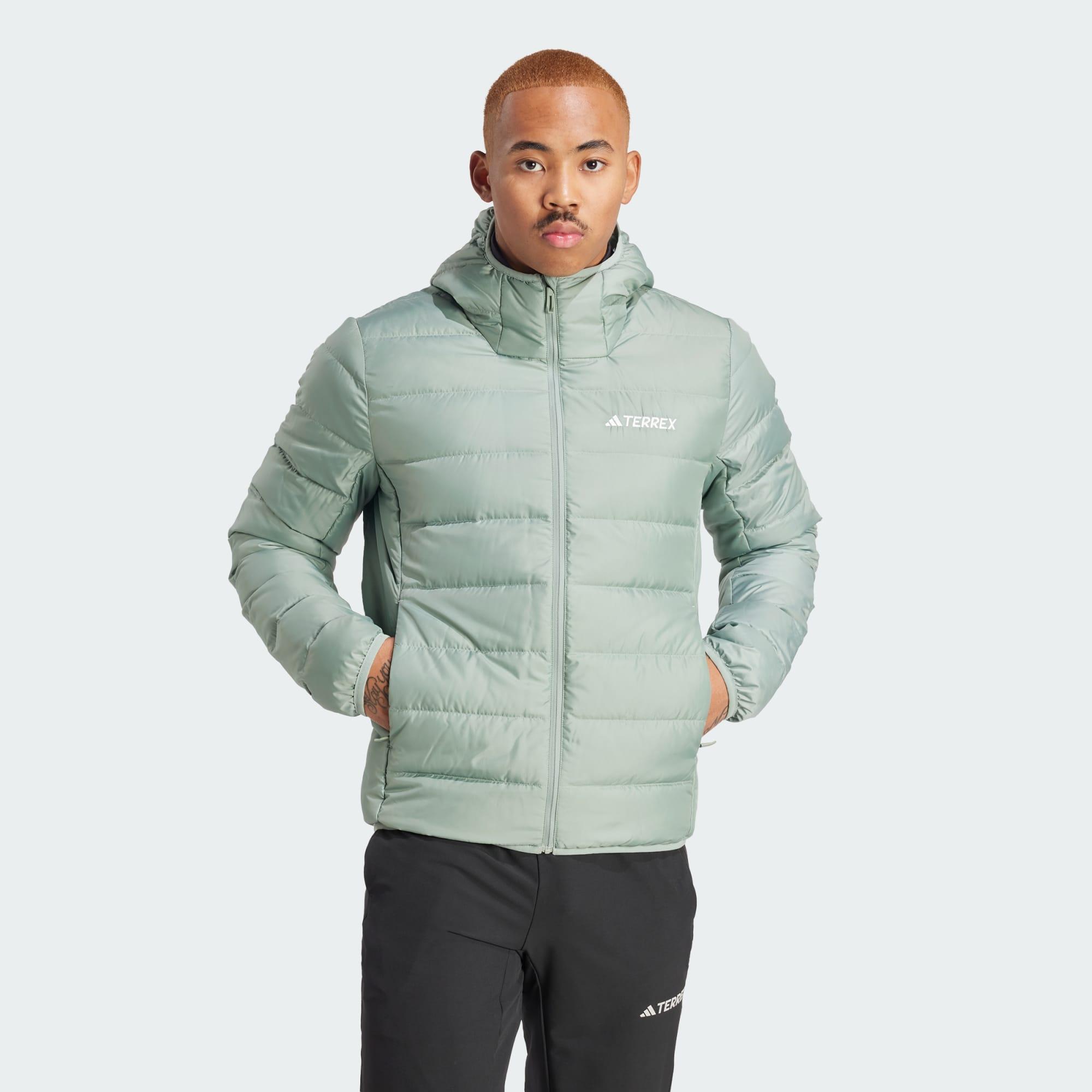 Adidas terrex light down hooded jacket hotsell