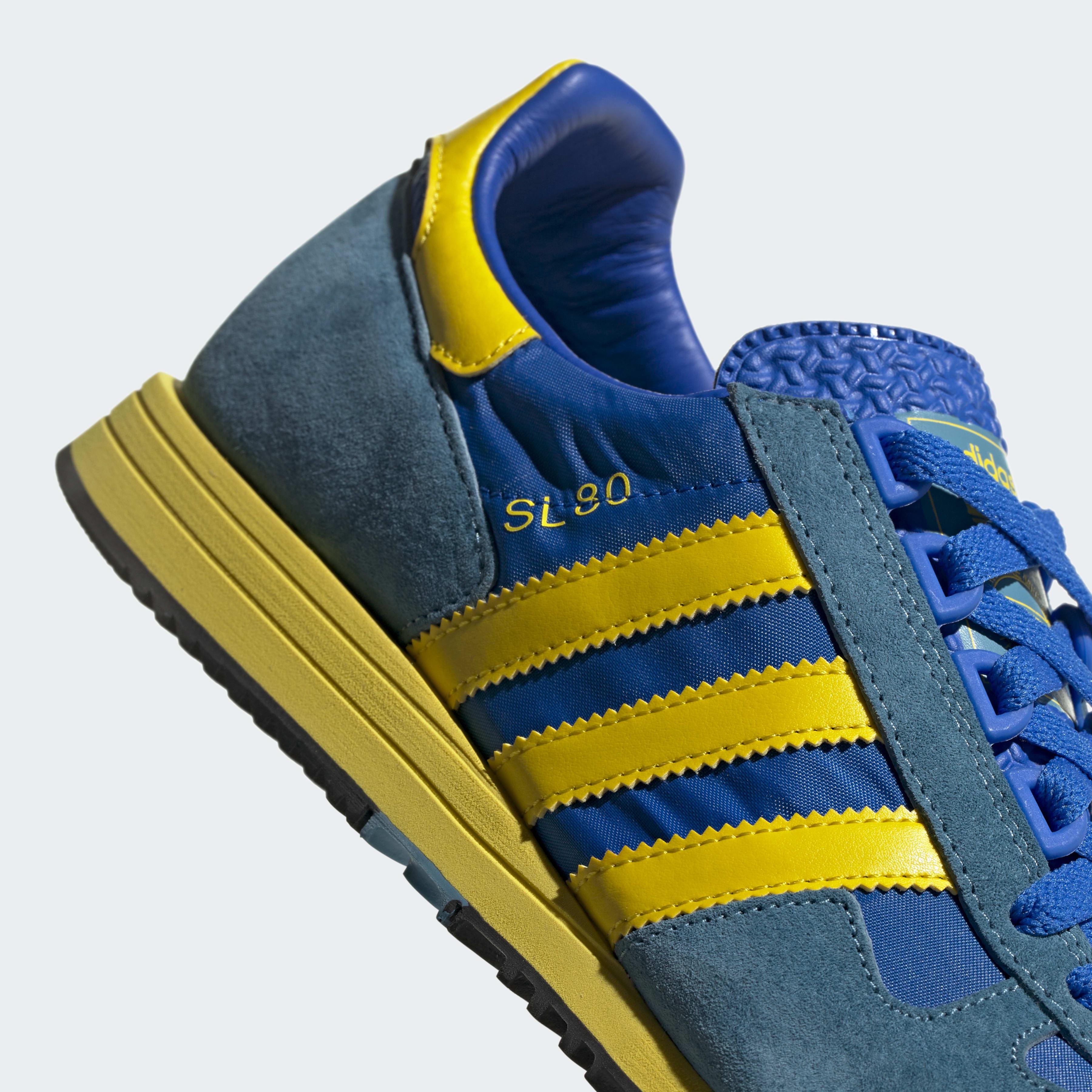 Basket adidas 2025 bleu et jaune