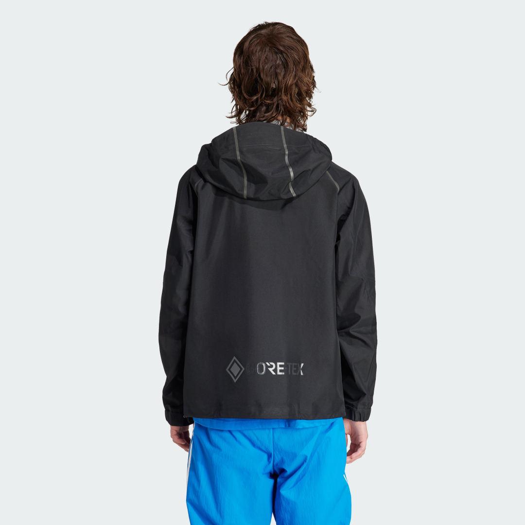 adidas Premium Gore-Tex Shell Jacket in Blue for Men | Lyst UK