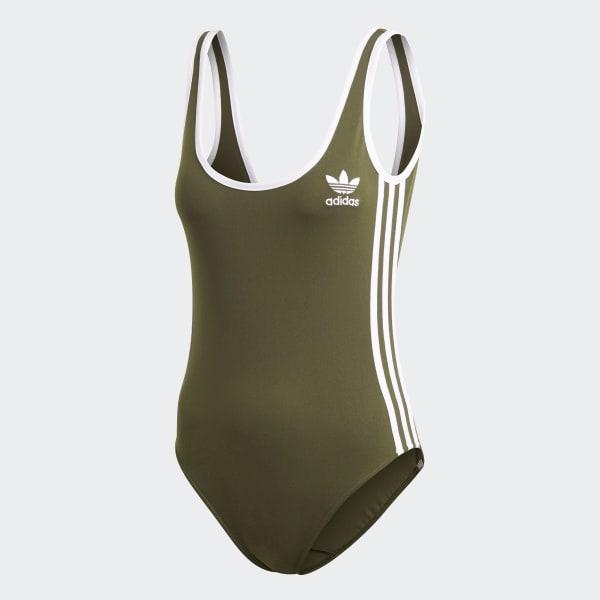 adidas Synthetic 3-stripes Bodysuit in 