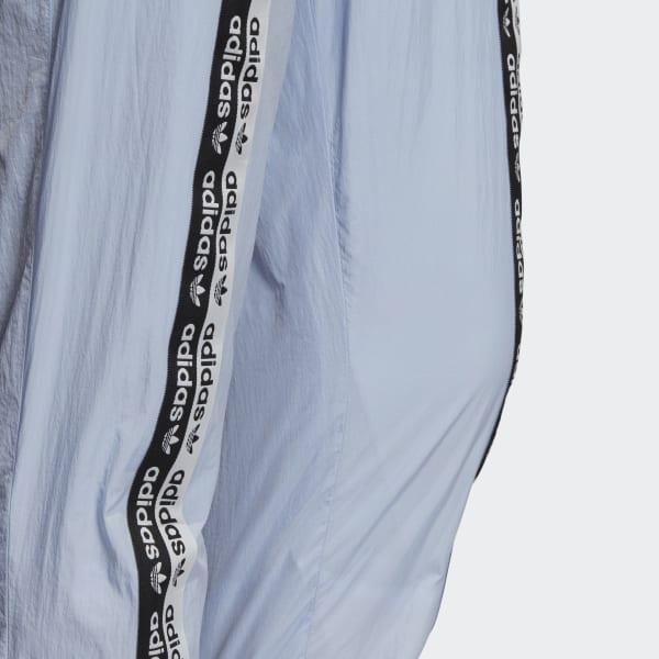 adidas originals ryv taping high waist jogger in periwinkle blue