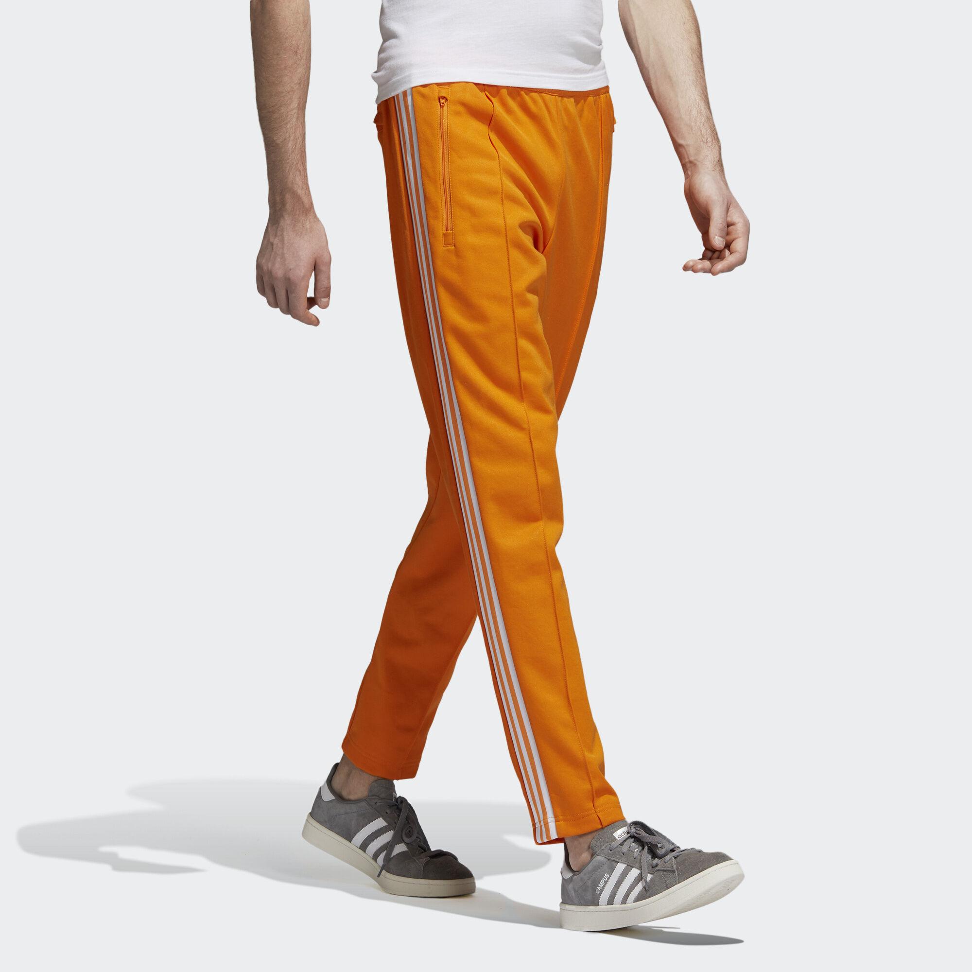 bb track pants orange