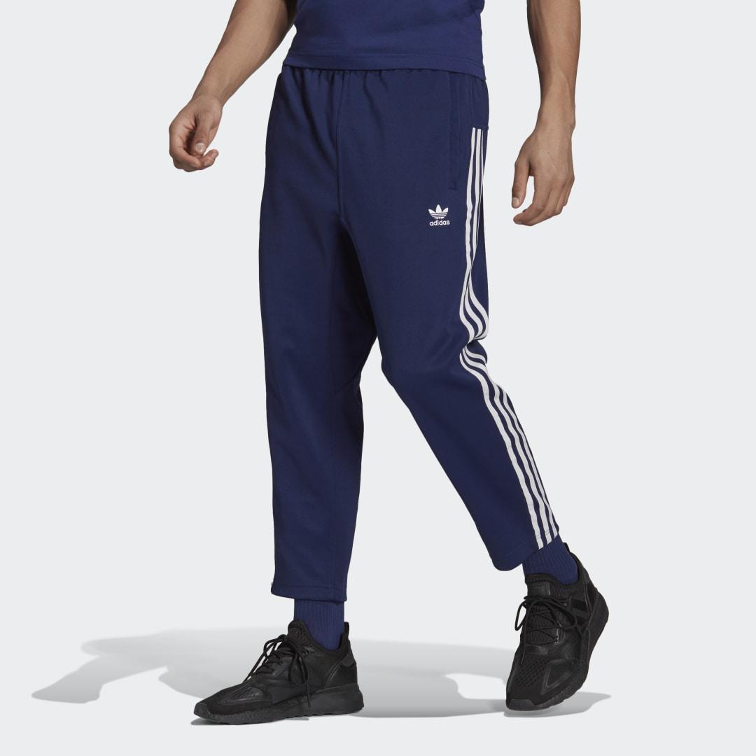 adidas Synthetik Adicolor Classics 3-Streifen 7/8-Hose in Blau für Herren |  Lyst DE