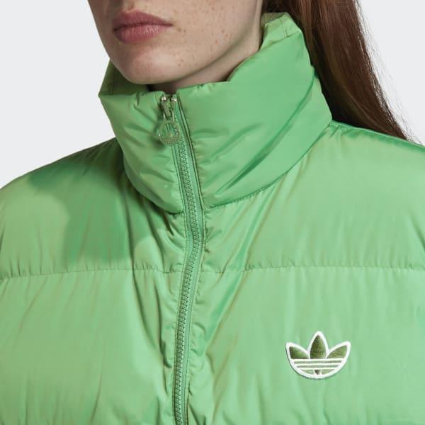 adidas green vest