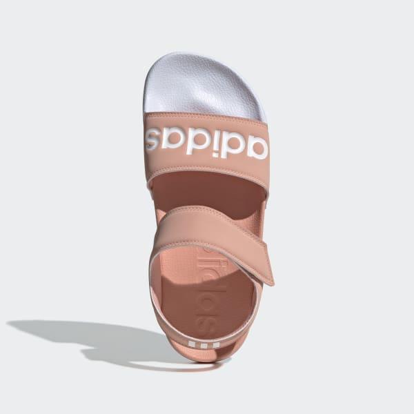 Adidas Synthetic Adilette Sandals In Pink Lyst