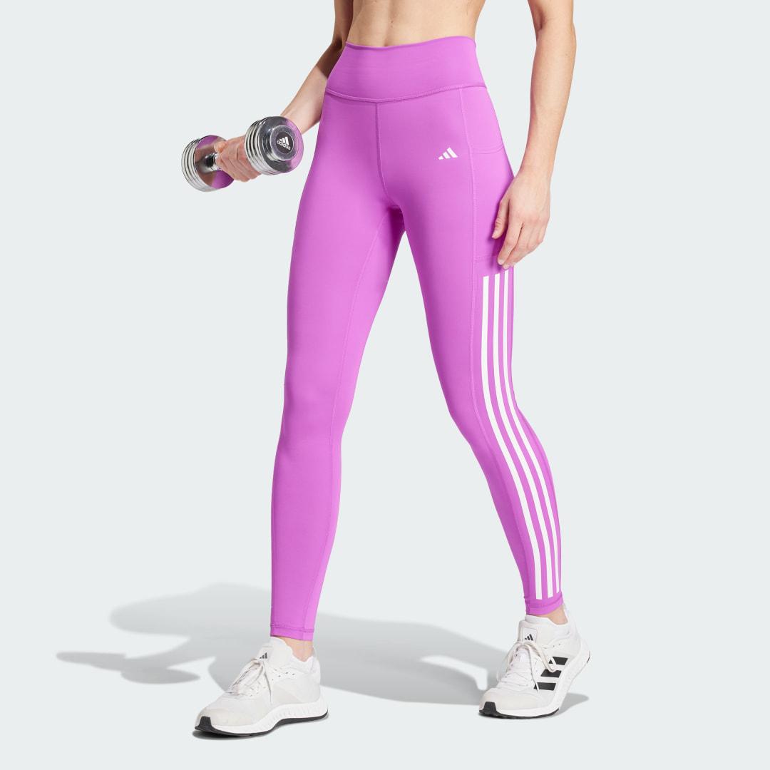 leggings 3 stripes pink