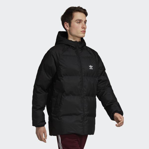 adidas Originals Synthetic Sst Down Jacket in Black for Men - Lyst