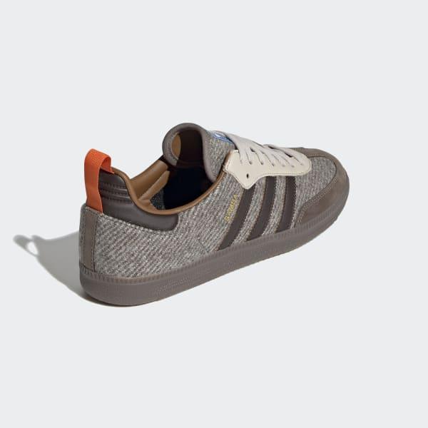adidas Wool Samba Fox Shoes in Brown | Lyst