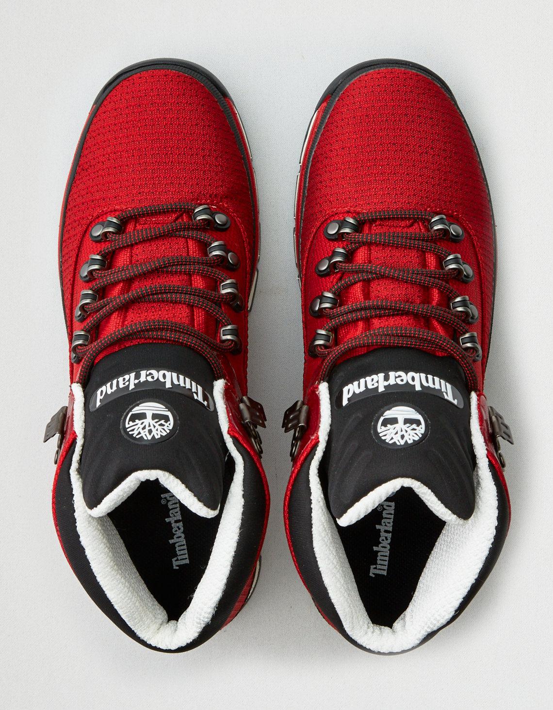 timberland euro hiker red