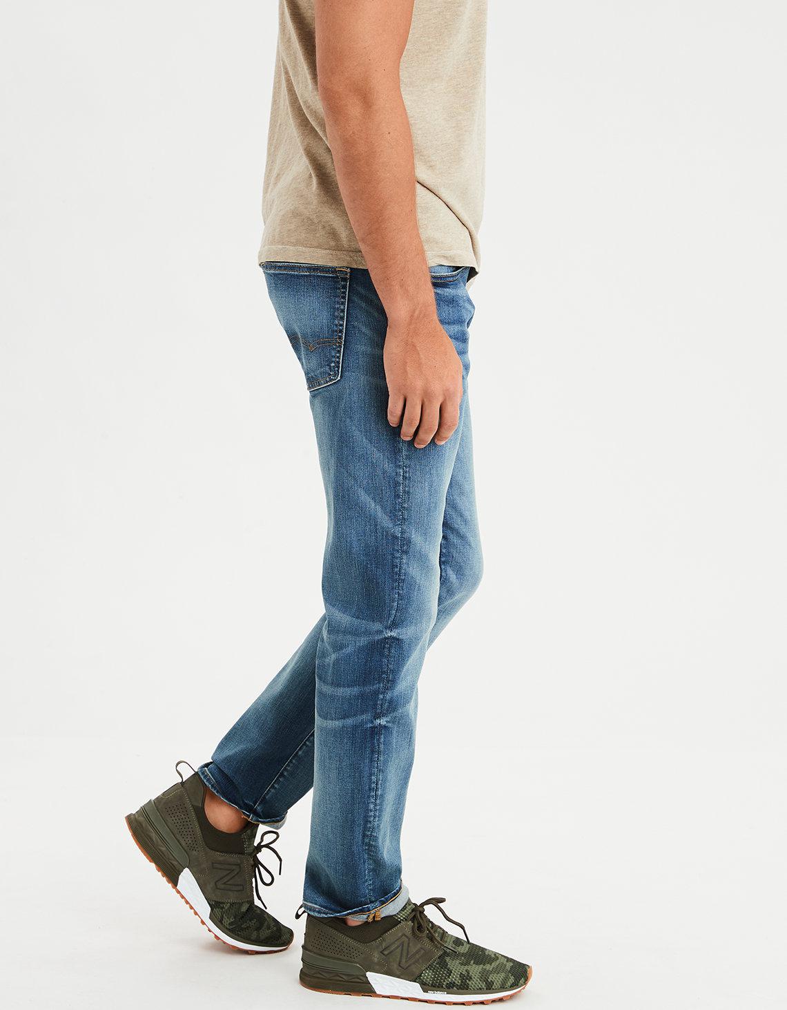 american eagle slim straight next level flex