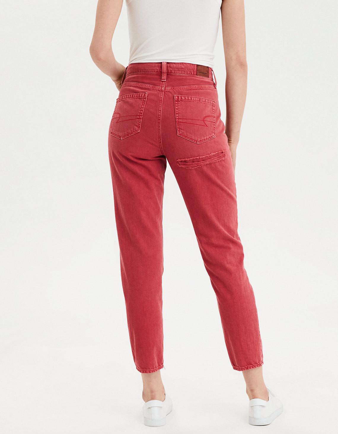 red american eagle jeans