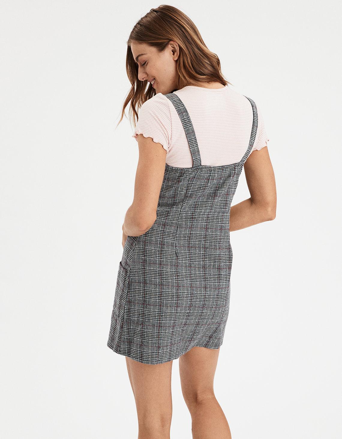 strappy patch pocket dress