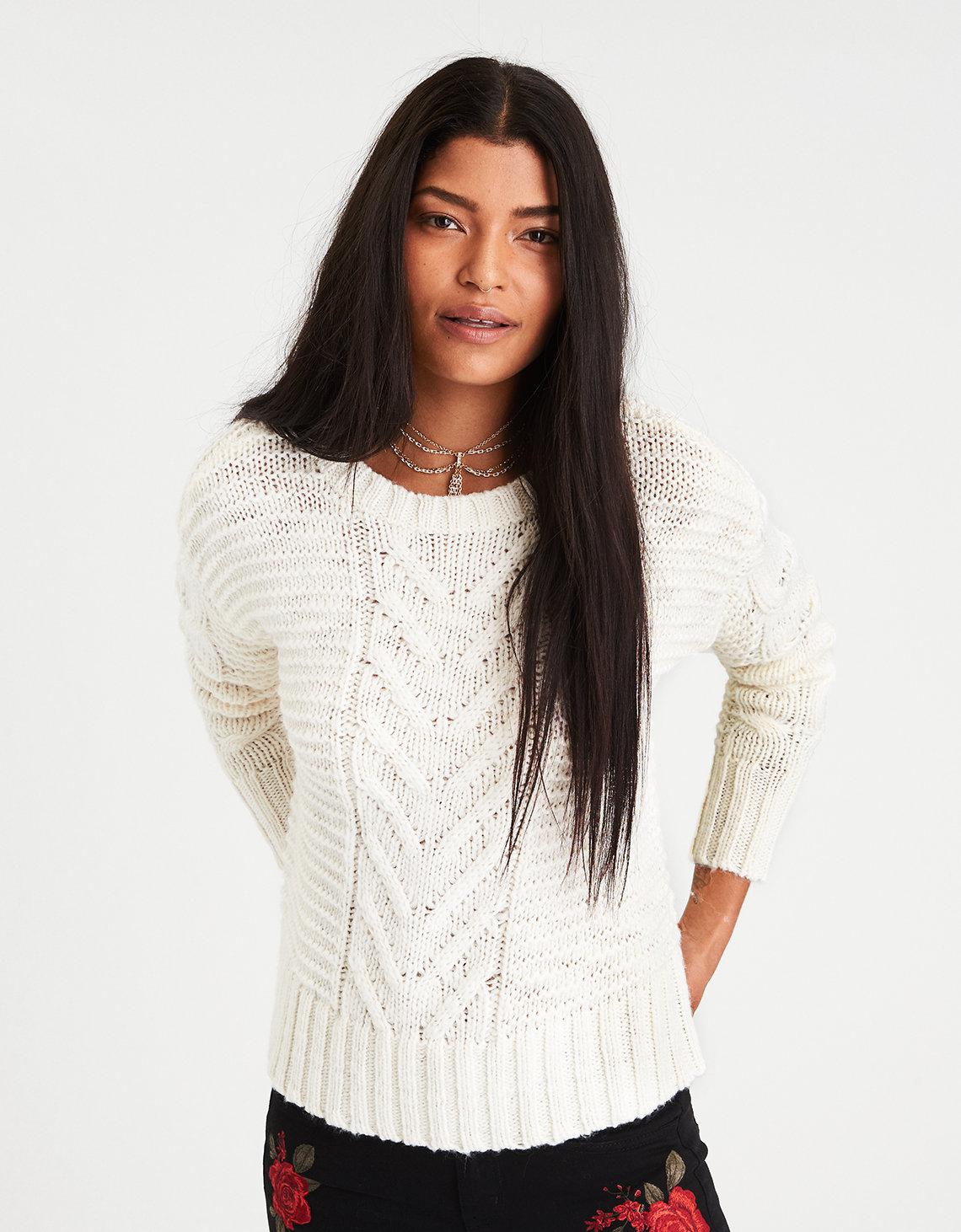american eagle knit cardigan