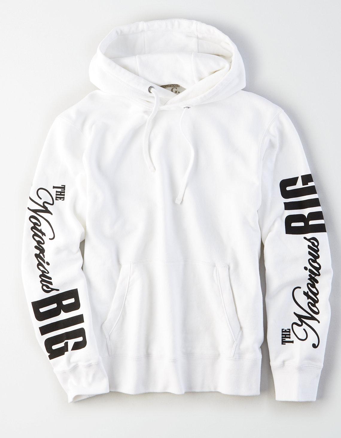 american eagle white hoodie