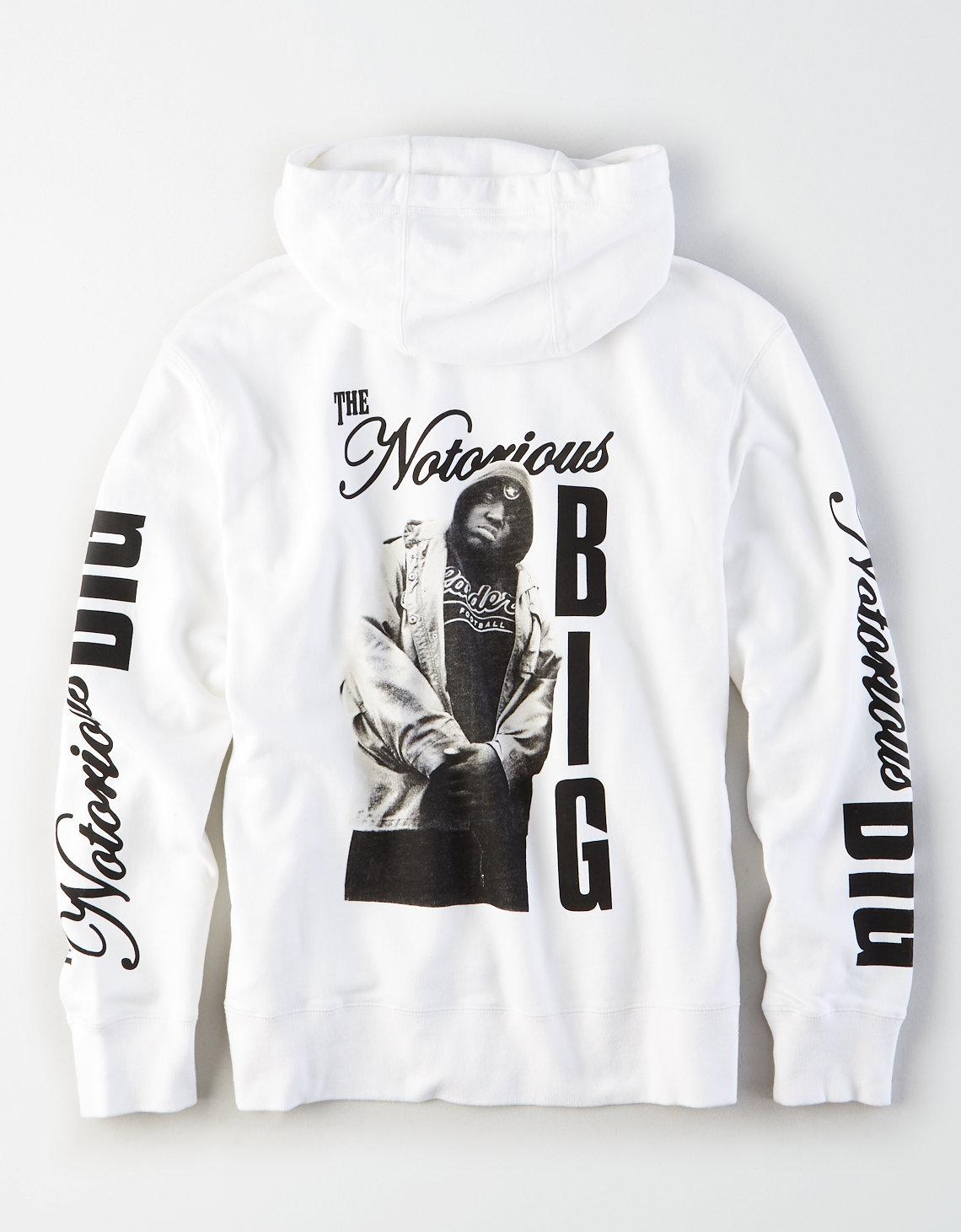 white biggie smalls hoodie