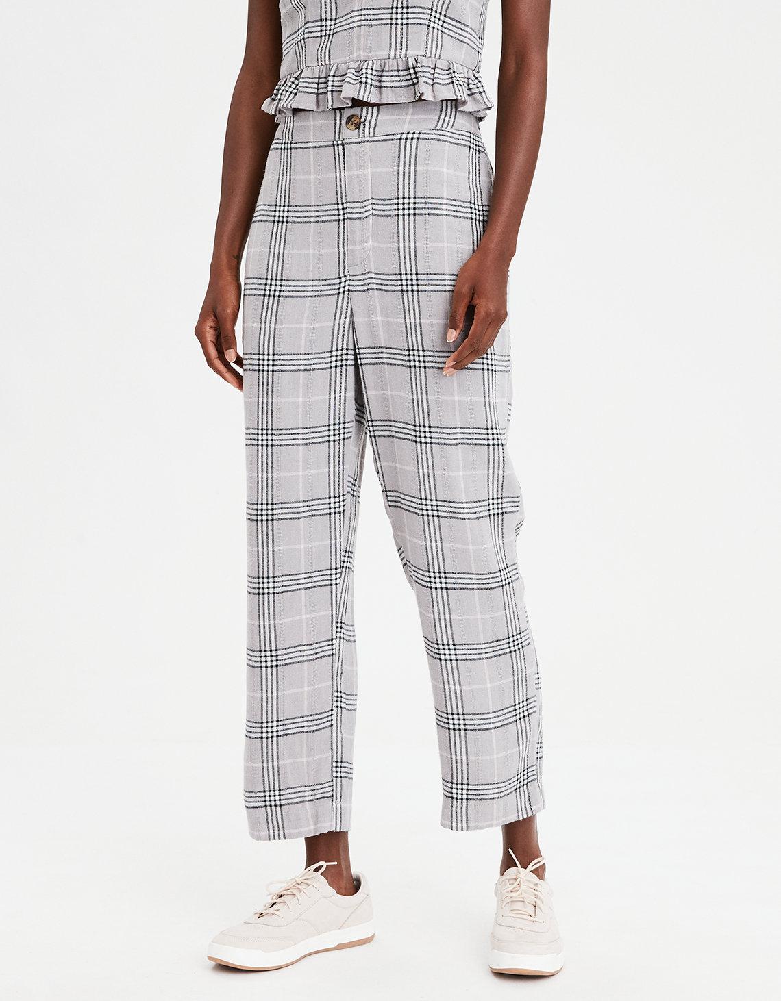 american eagle plaid pants