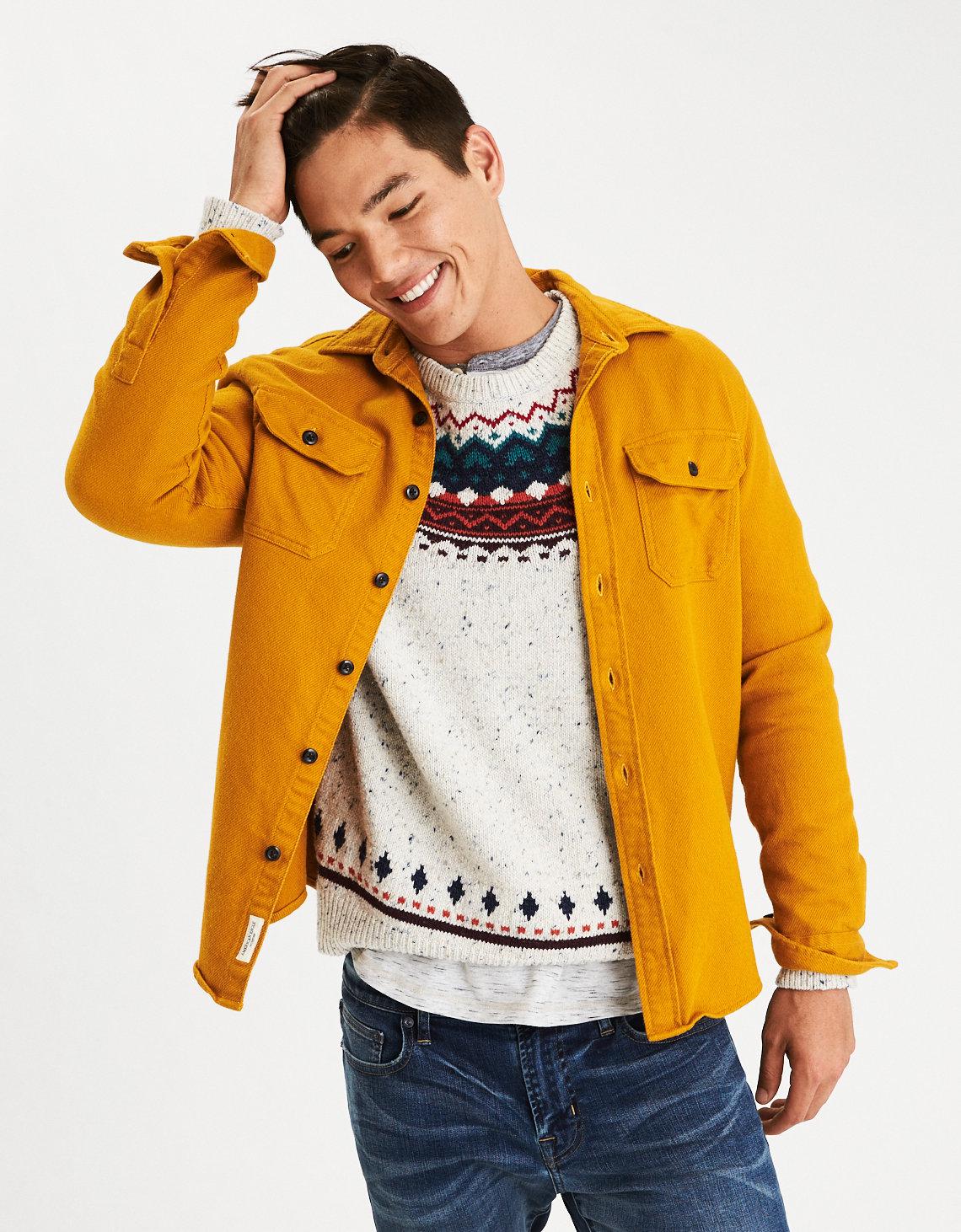 american eagle shirt jacket