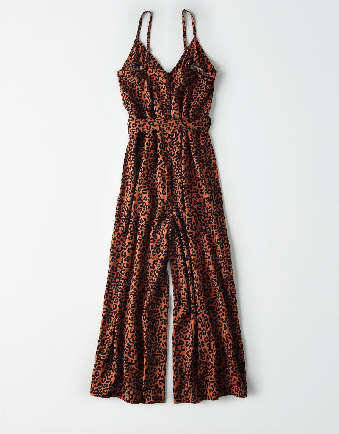 american eagle leopard romper
