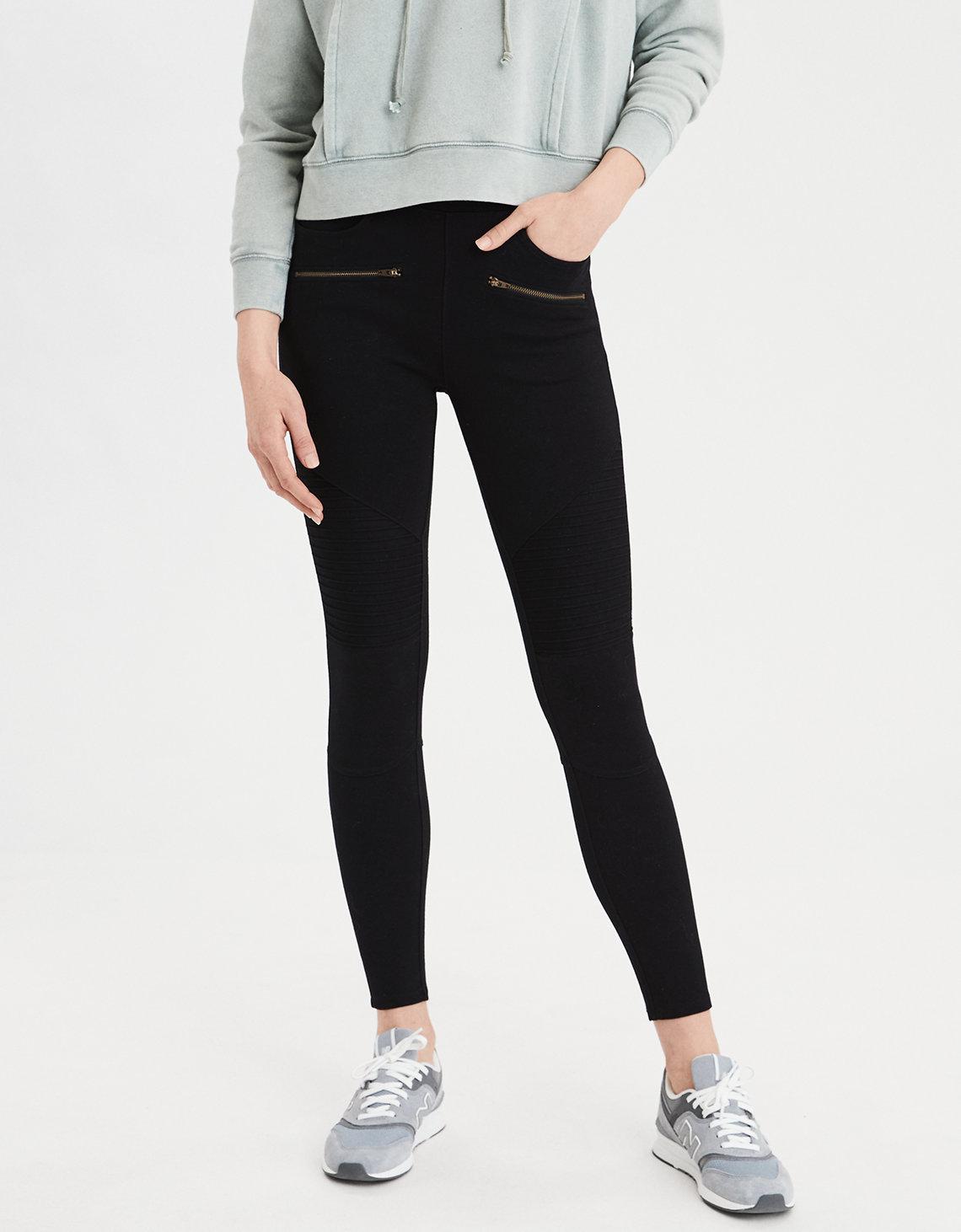 american eagle moto jeggings