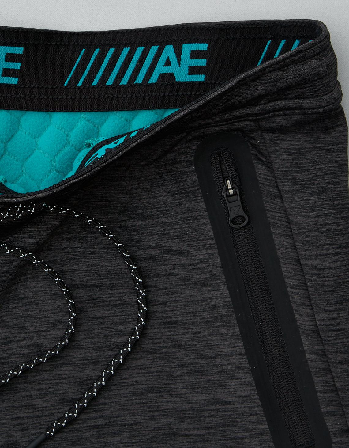 ae gridback fleece jogger