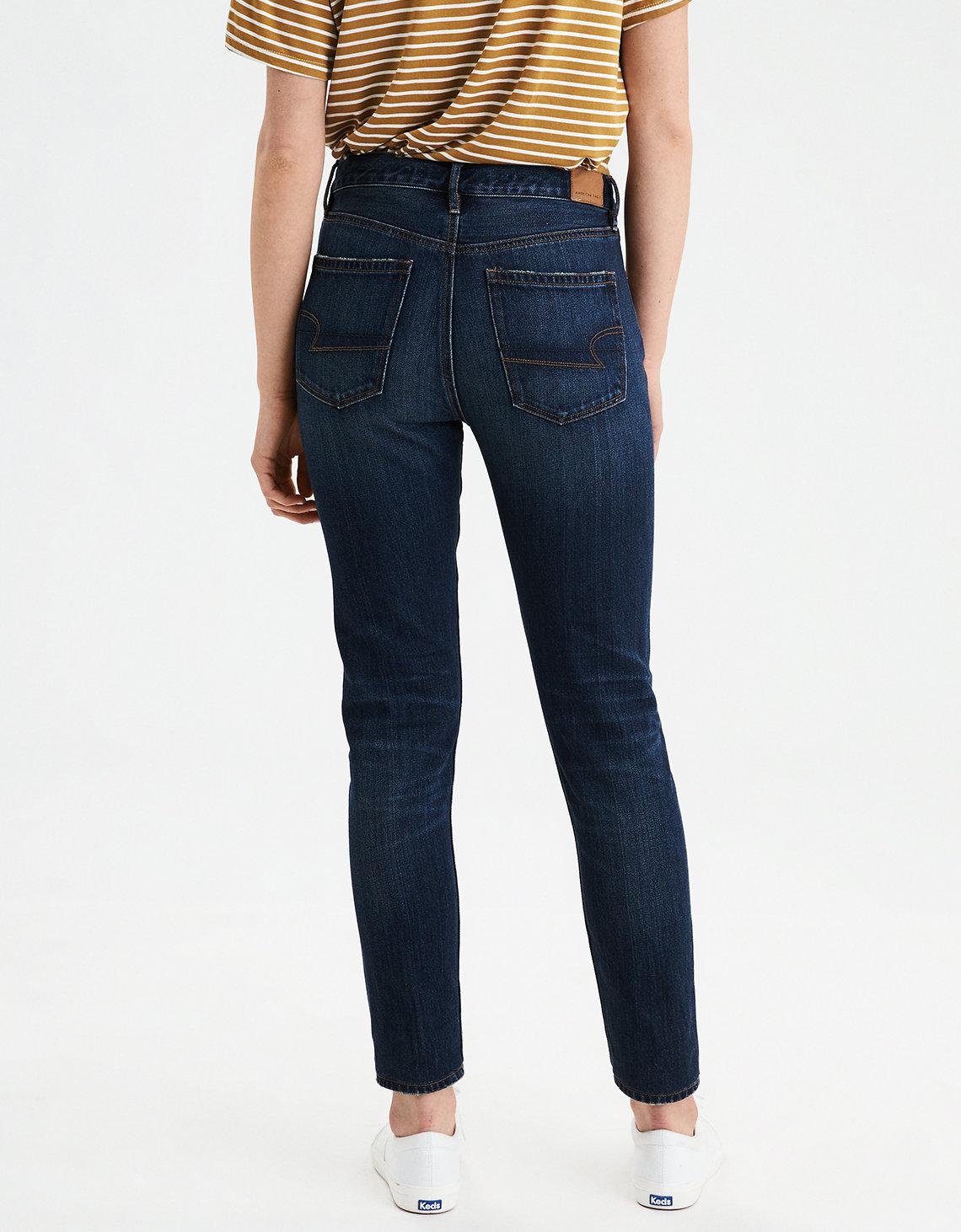 american eagle high rise girlfriend