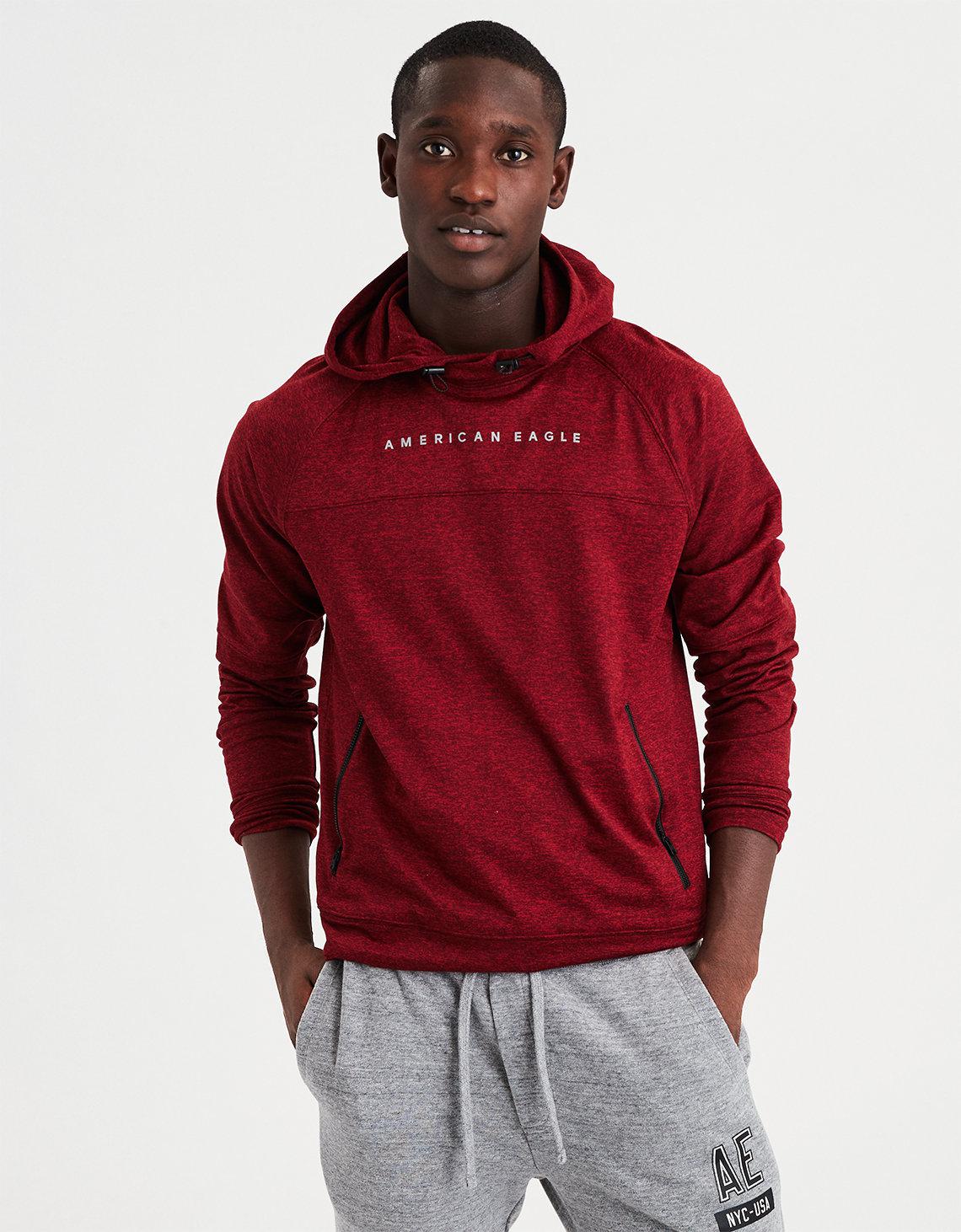 ae reflective popover hoodie