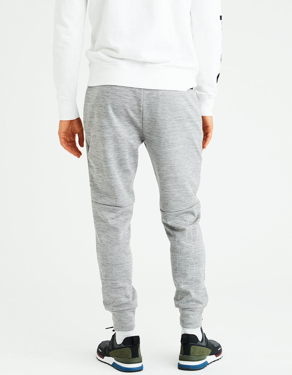 ae gridback fleece jogger pant