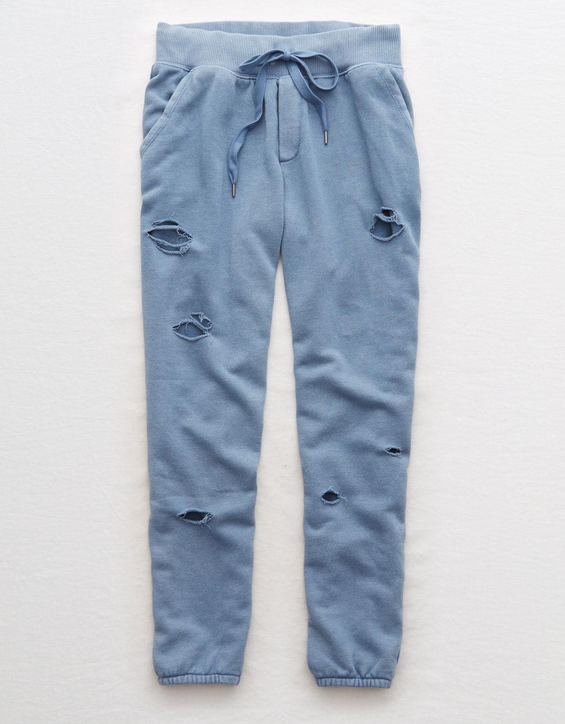 aerie distressed joggers