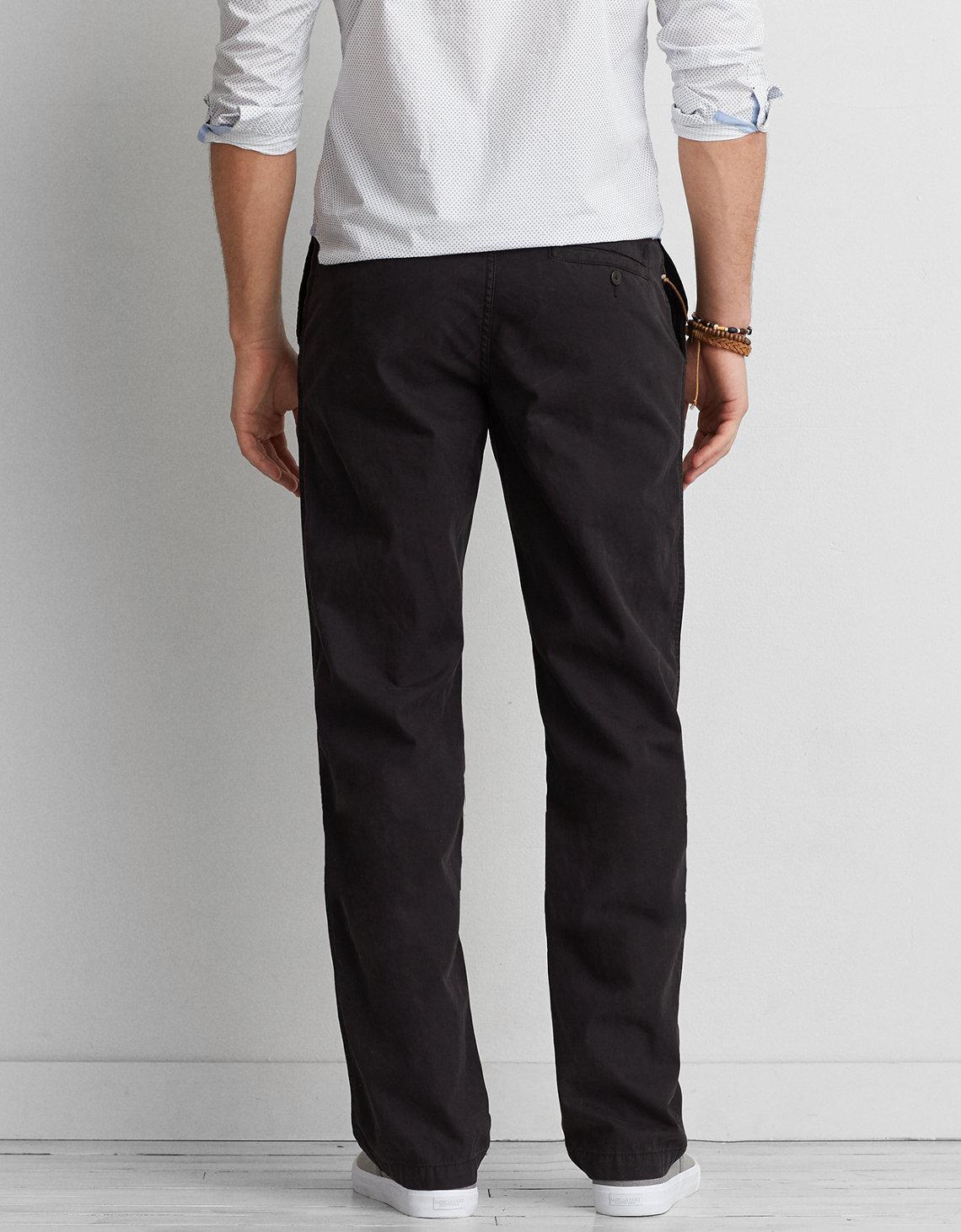 american eagle black chinos