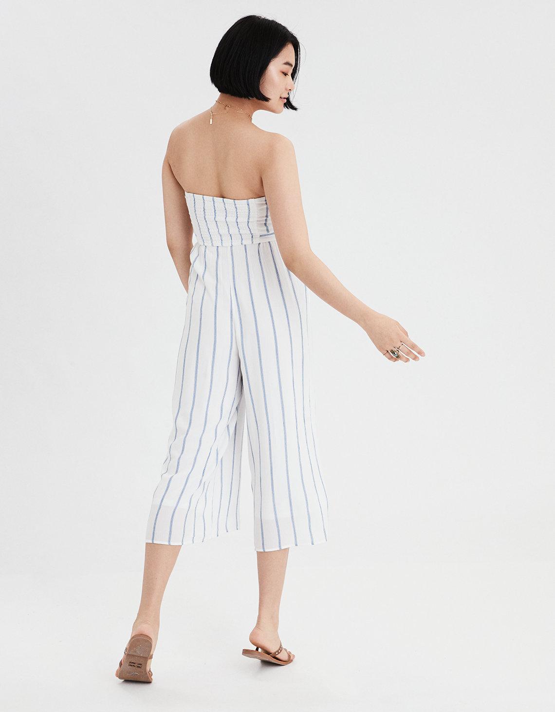 american eagle strapless jumpsuit