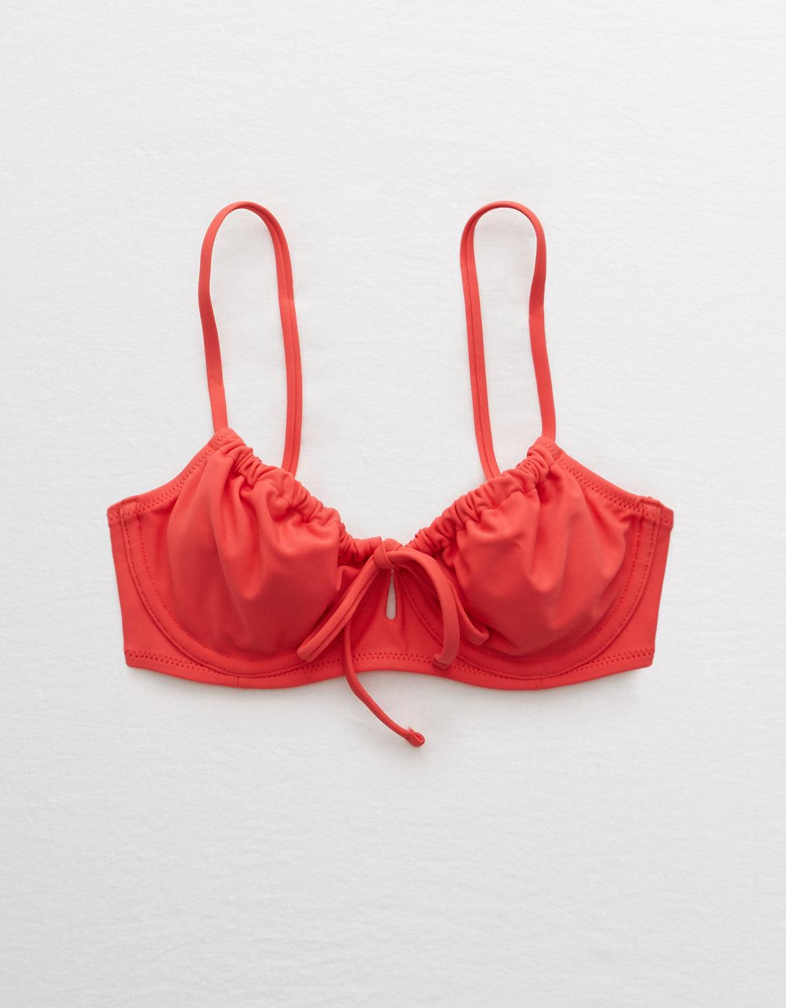 red underwire bikini top