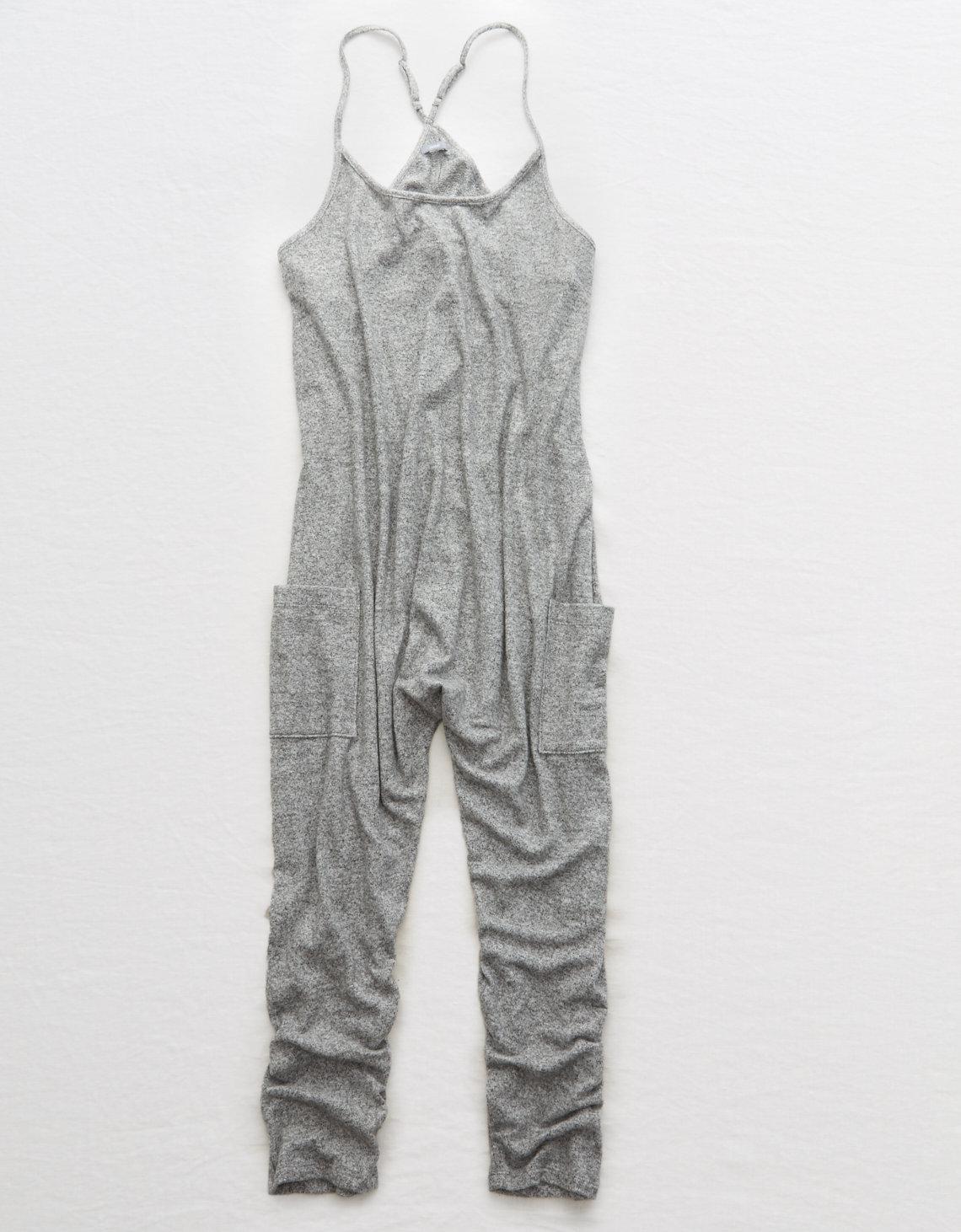 aerie plush easy tank jumpsuit