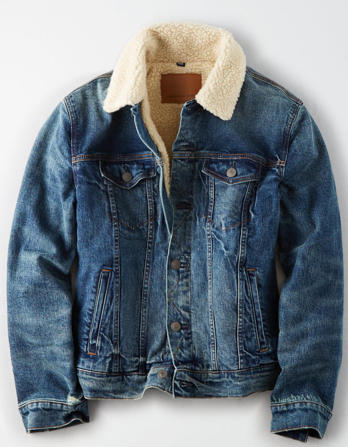 blue jean jacket american eagle