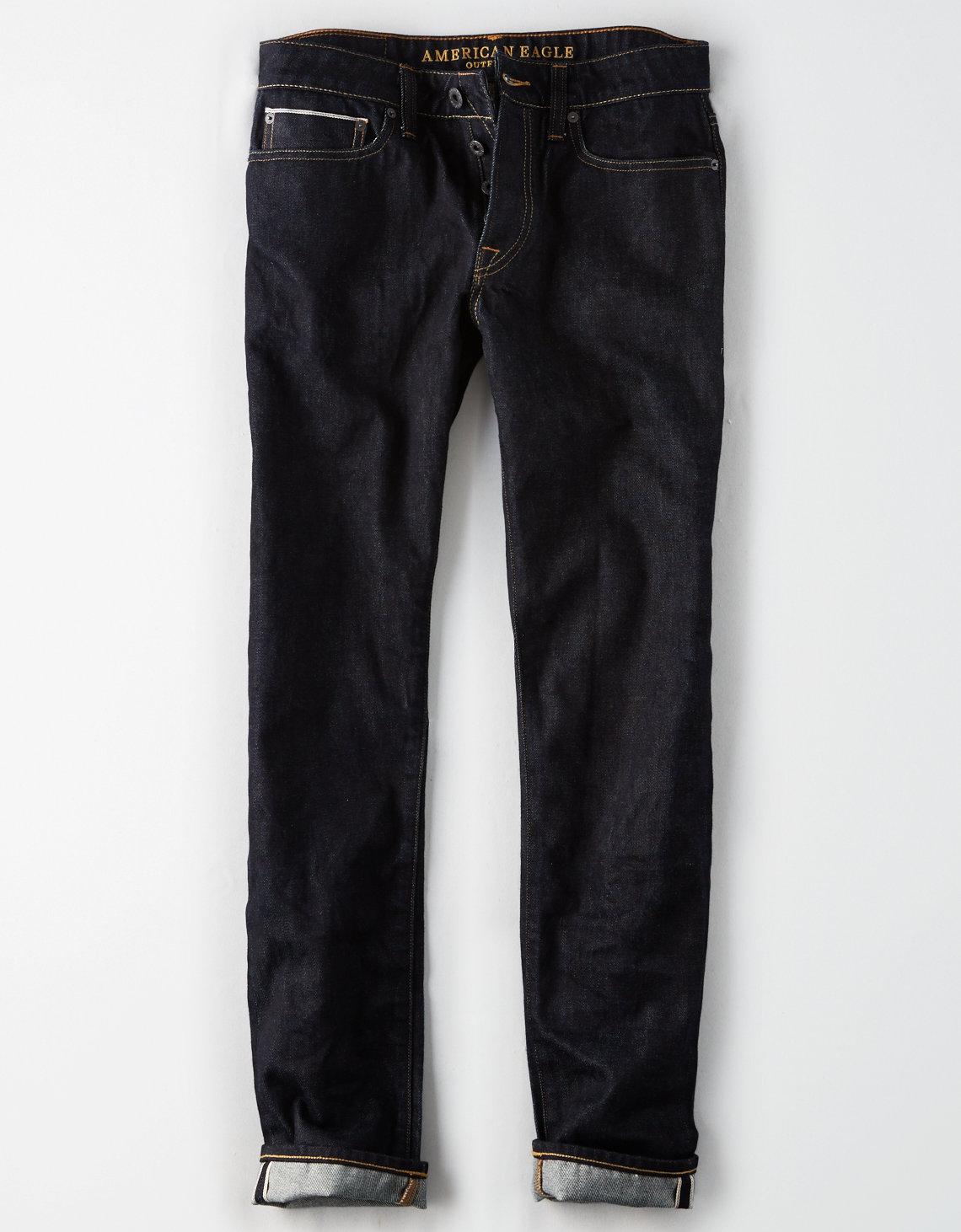 american eagle raw denim