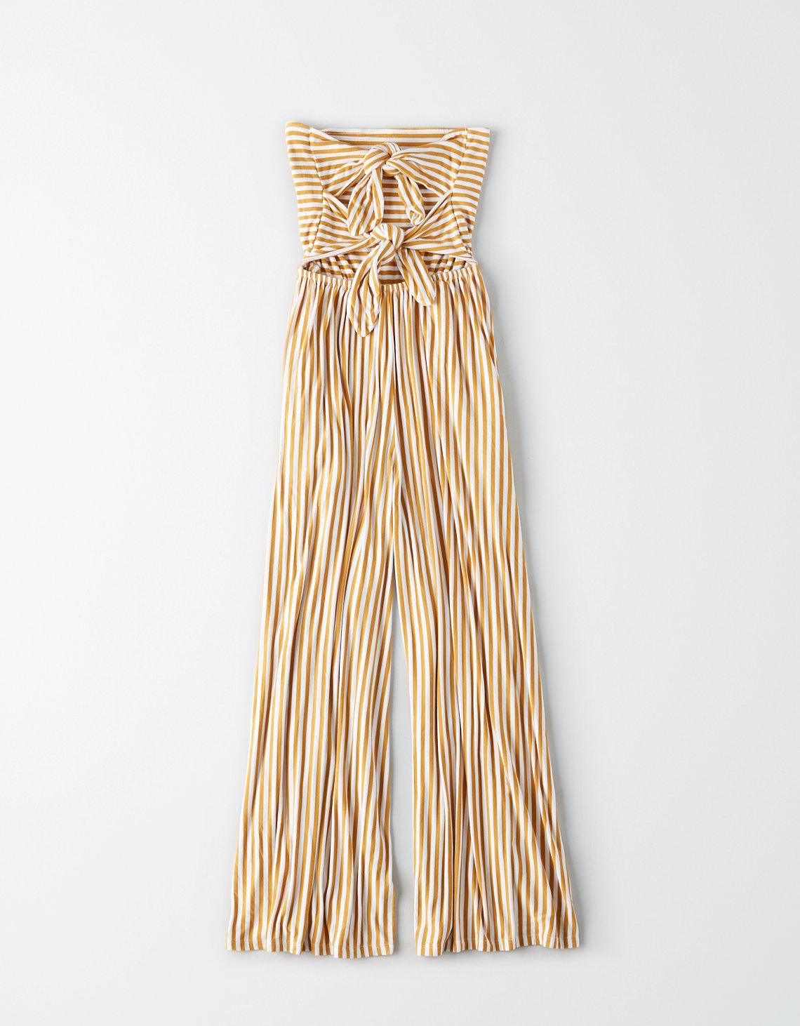 american eagle yellow jumpsuit