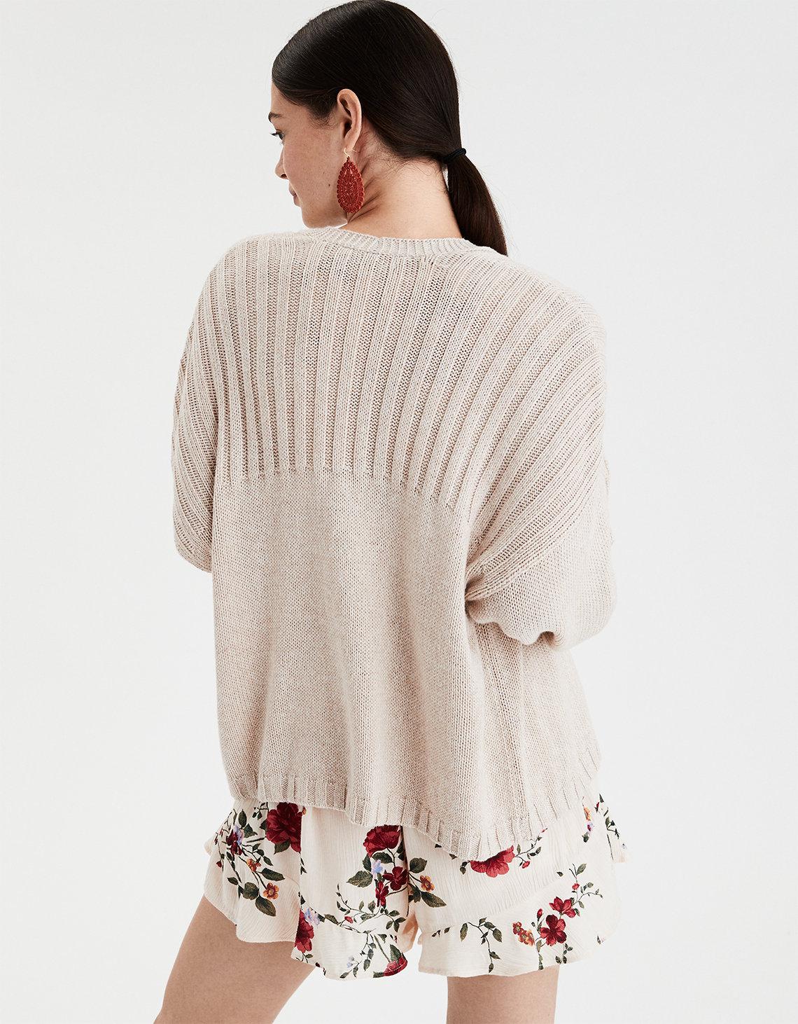 ae slouchy cardigan