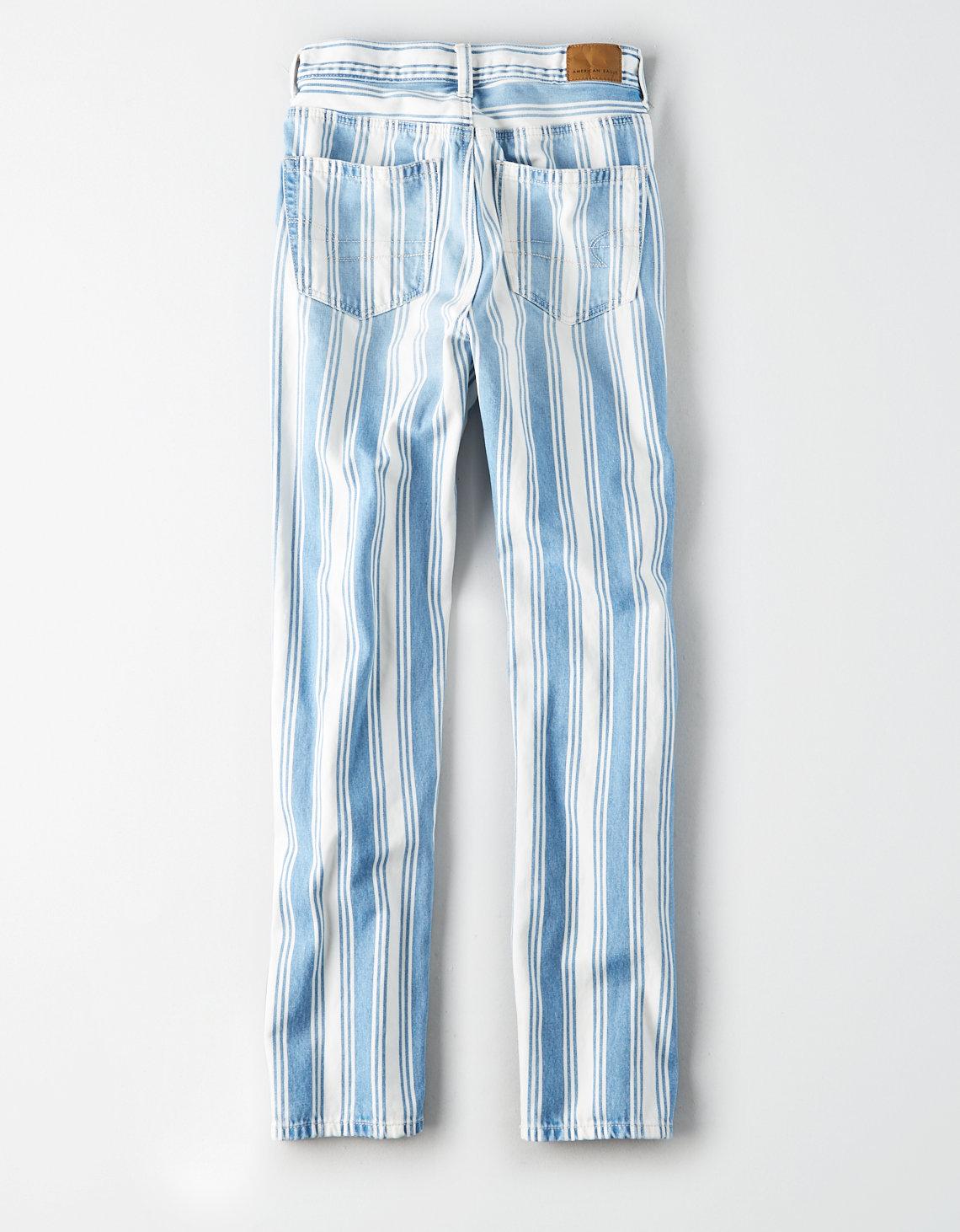 American eagle striped jeans hotsell