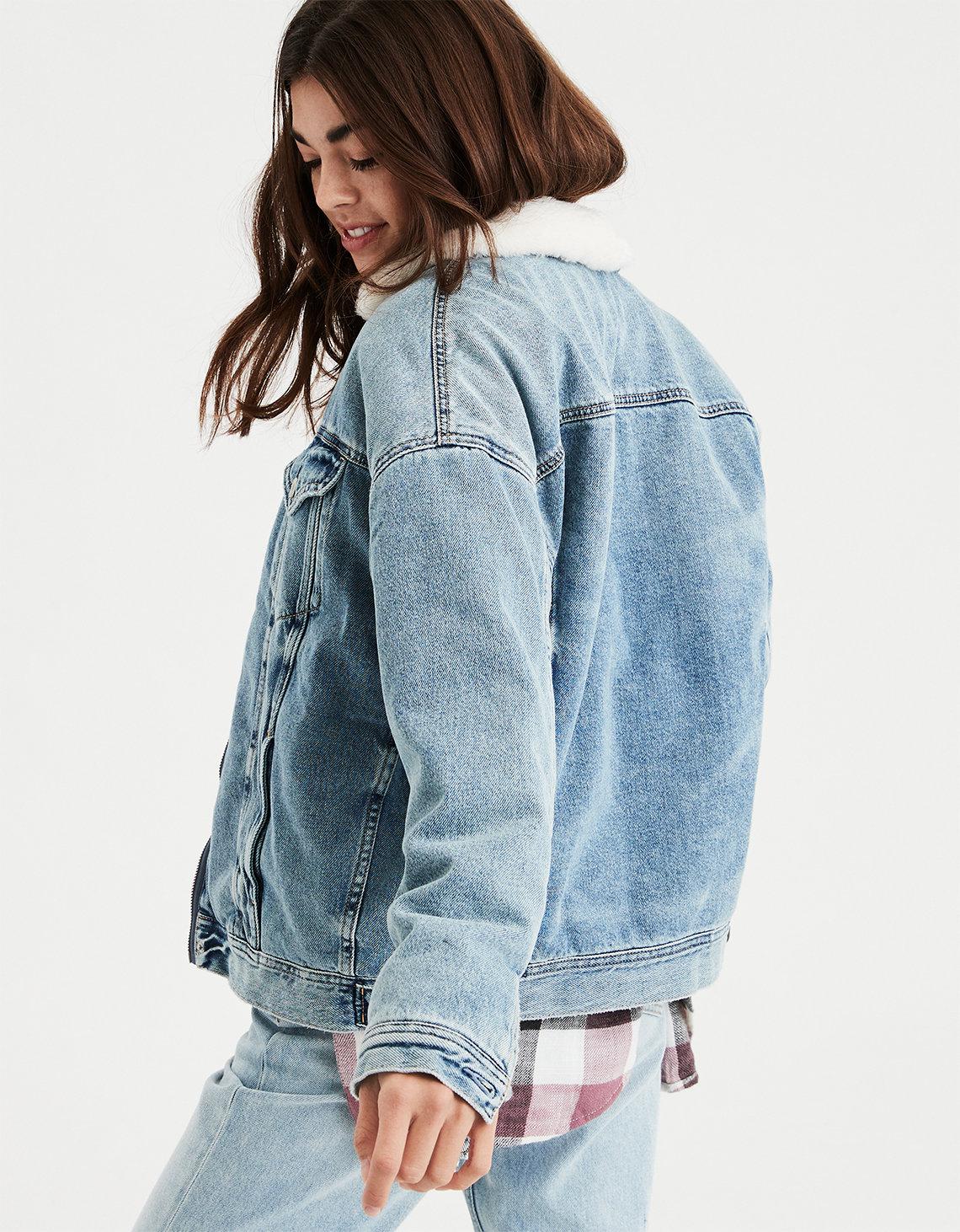 jean jacket womens american eagle
