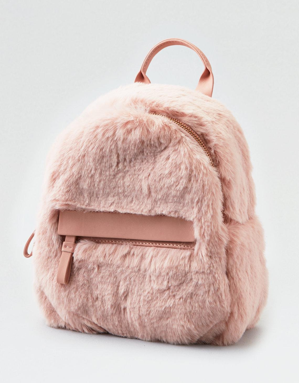 blush pink mini backpack