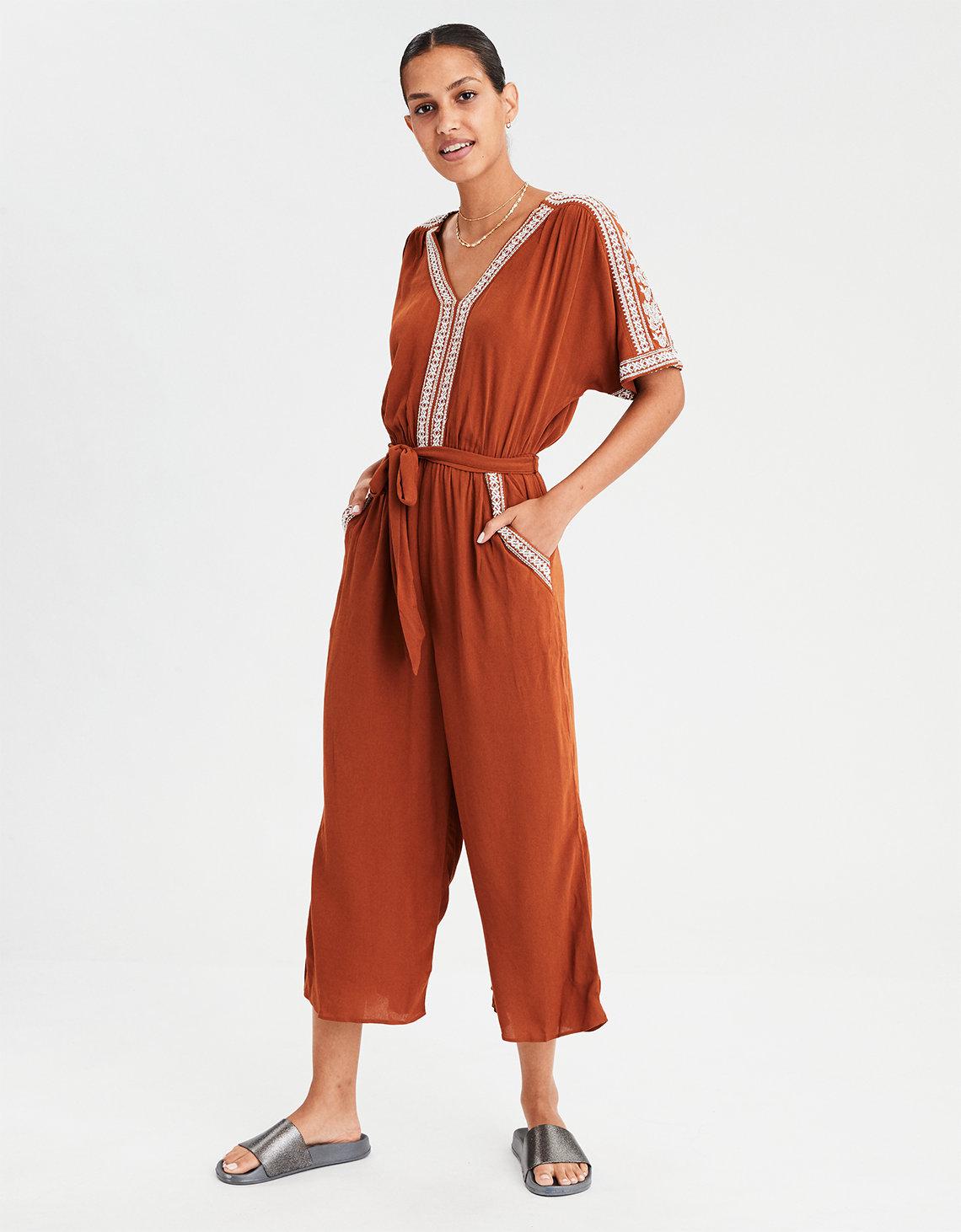 american eagle orange jumpsuit
