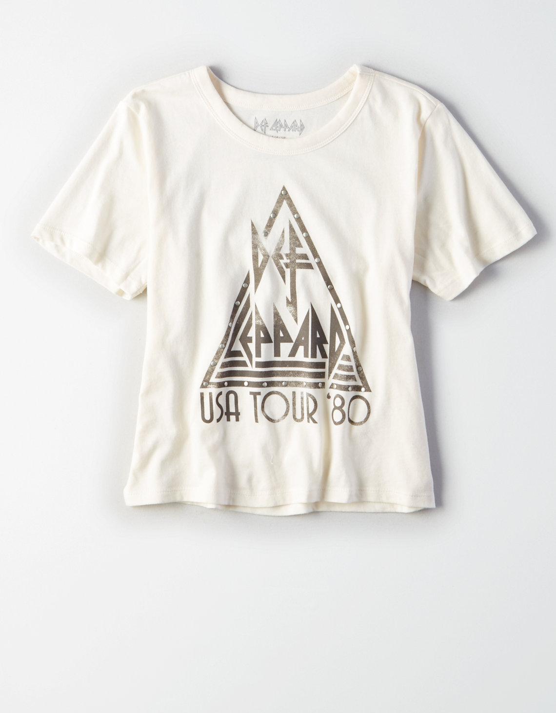 def leppard graphic tee