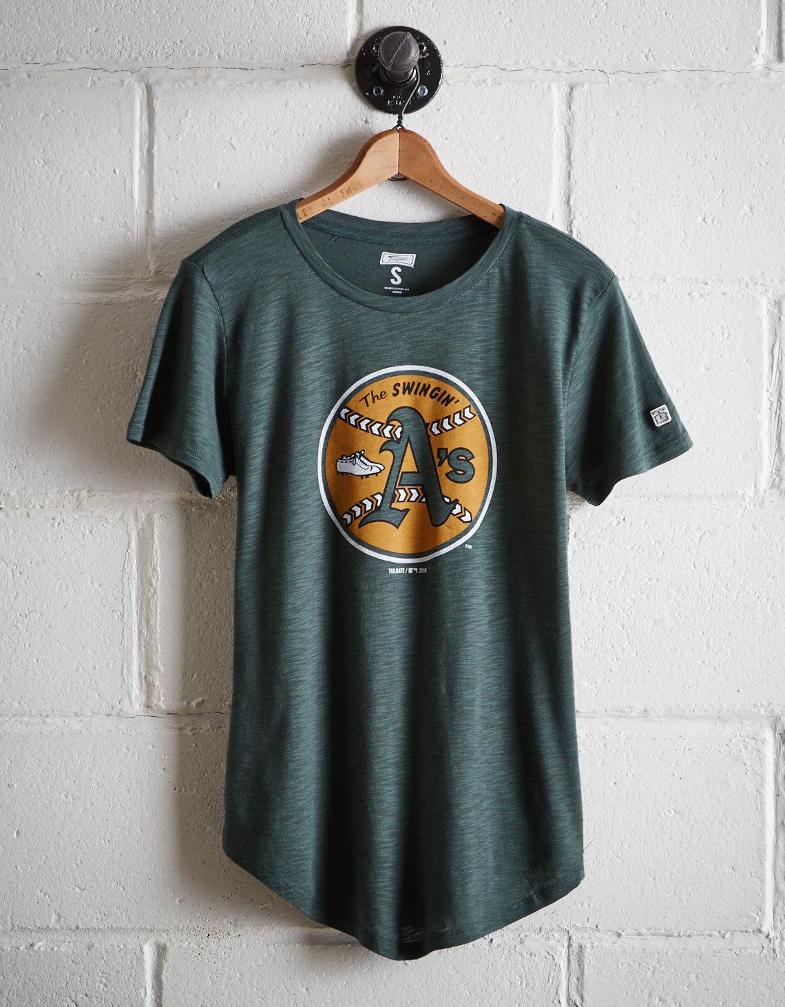swingin a's t shirt