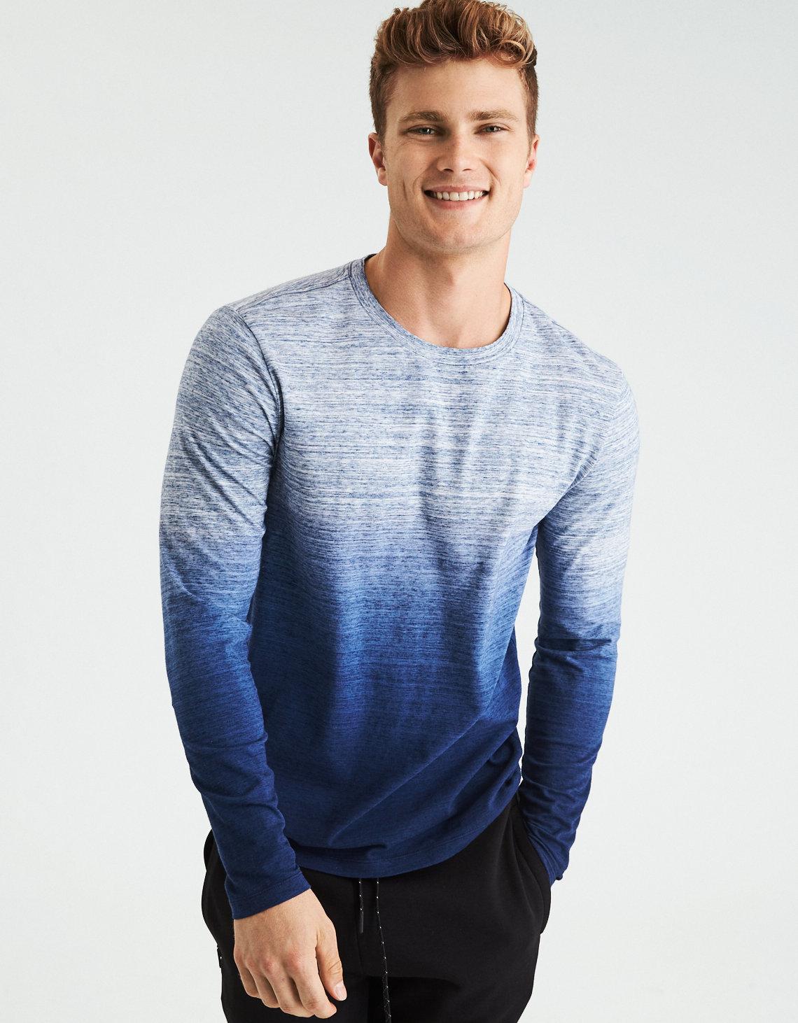 Flex Dip Dye Long Sleeve T Shirt