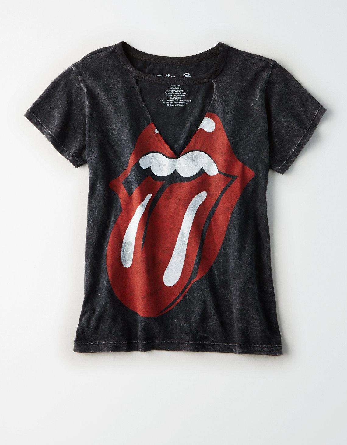 american eagle rolling stones t shirt